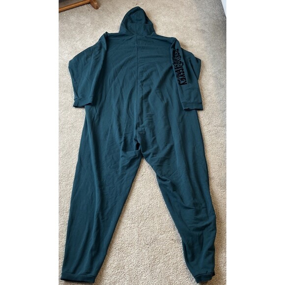 Savage X Fenty One Piece Hooded Jumpsuit 3X Green Romper Overalls Rihanna - Picture 7 of 7